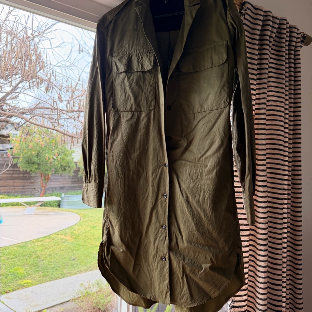 Rag & Bone Khaki Utility dress